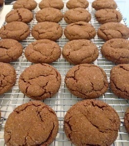 Chewy Ginger Molasses Cookies