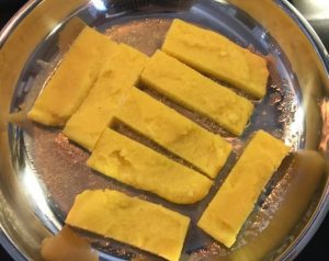 polenta cooking