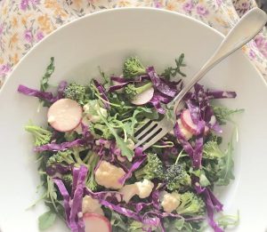 Anti-Cancer Salad with Zesty Lemon Dressing
