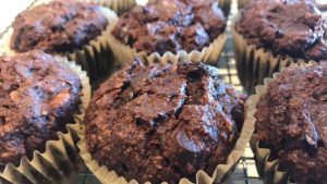 Double Chocolate Vegan Muffins