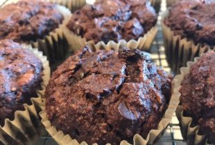 Double Chocolate Muffins {vegan, gluten-free}