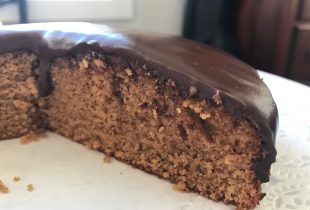 Coconut Cake with Chocolate Ganache {gluten-free, dairy-free}